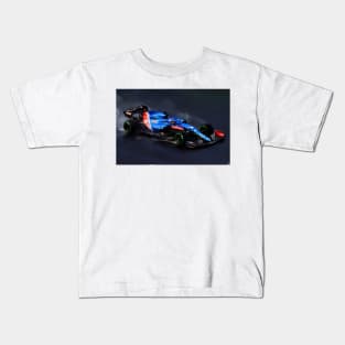 Alonso - Wet Race in Turkey Kids T-Shirt